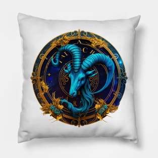 Capricorn The Goat Zodiac Star Sign Pillow