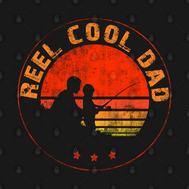 Reel Cool Dad Fishing Fathers Day Gift for Dad by Studio Hues