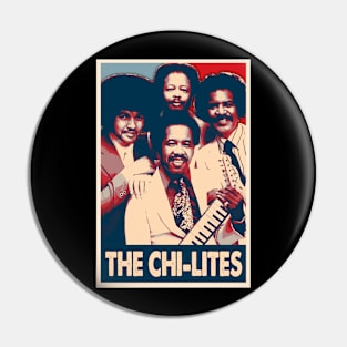 Time-Tested Tunes The Chi Band Tees, Experience the Heartbeat of Classic R&B Pin