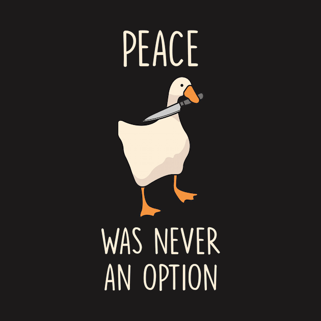 Goose Peace Was Never An Option by redbarron