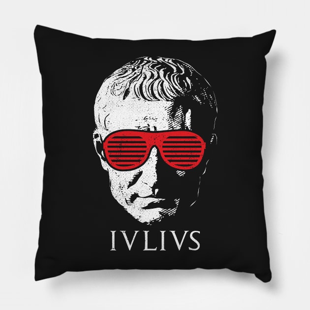 Funny Party Gaius Julius Caesar Roman History Pillow by zeno27