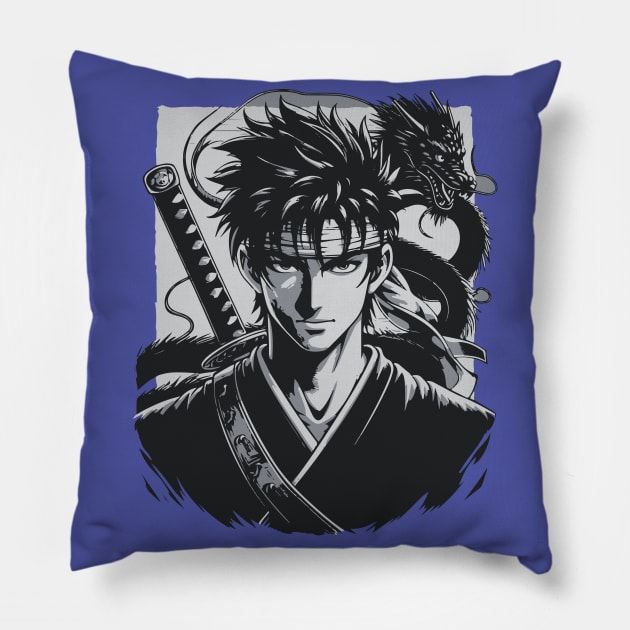 Baby Hiei - Yu Yu Hakusho Pillow by whatyouareisbeautiful