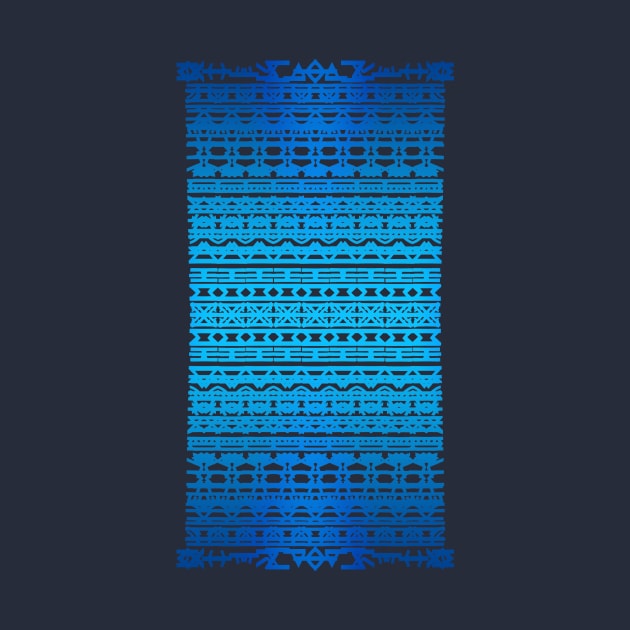 Runic Pattern Blue by Kirion