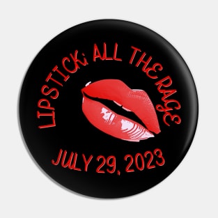 All The Rage National Lipstick Day 2023 red lipstick version Pin