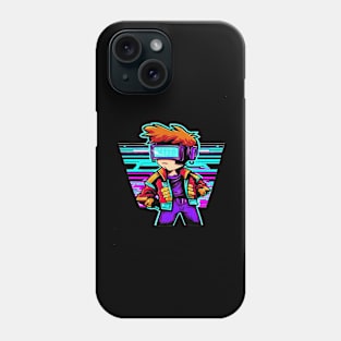 Neo-Crusader - Cyberpunk Comic Character Phone Case