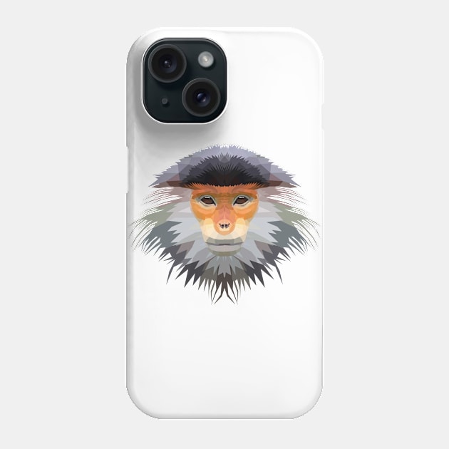 Cute Monkey Phone Case by Worldengine