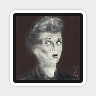 Lucy Lucille Desilou Ball Magnet