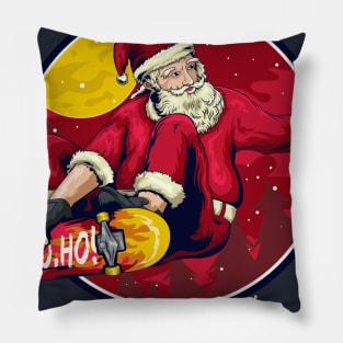 Santa Skateboard Ho ho ho! Pillow