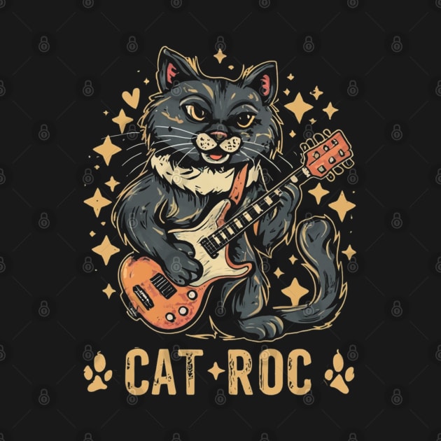 meow, rock, and guitar by Aldrvnd