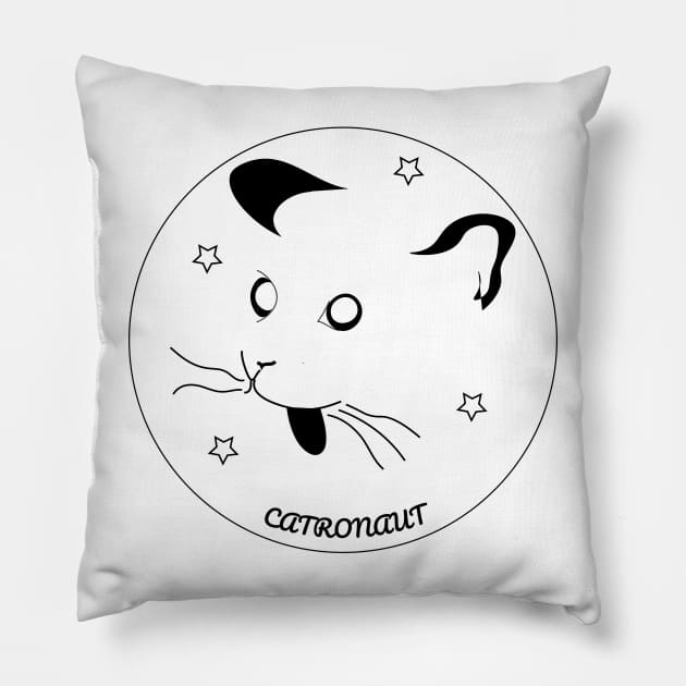 Catronaut Geschenk Maine Coon Perser Weltraum Pillow by Designs by L Fortunato