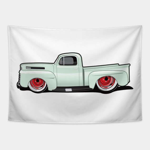 1950 Ford Truck Tapestry by RBDesigns