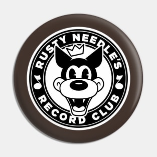 Rusty Needle's Record Club Pin