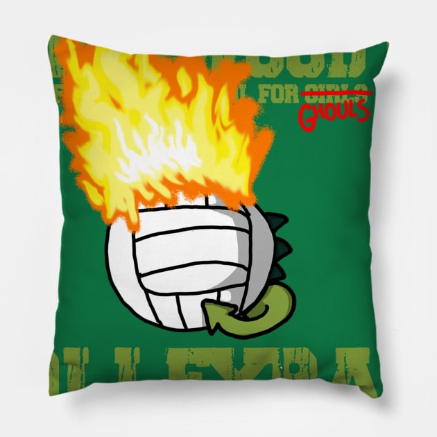 Grimwood's Volleyball- Matches Pillow by ClaytoniumStudios94