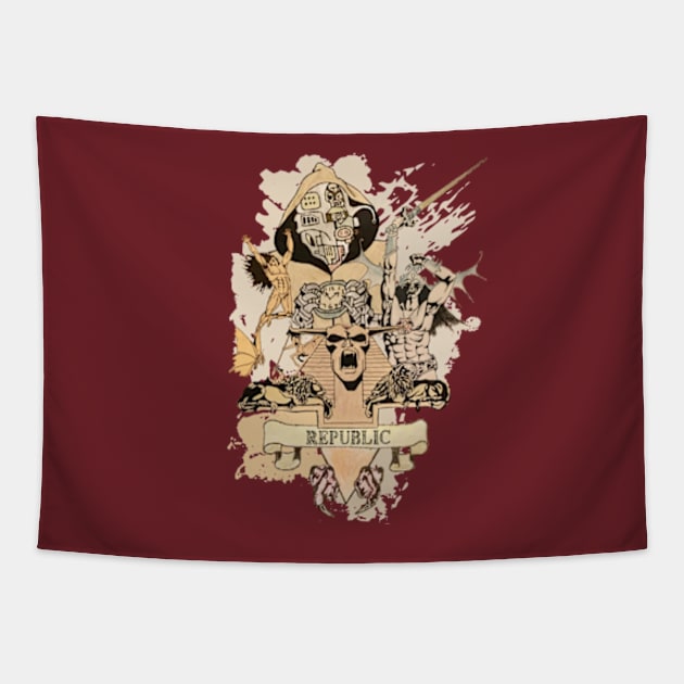 Republic And Empire Tapestry by bert englefield 