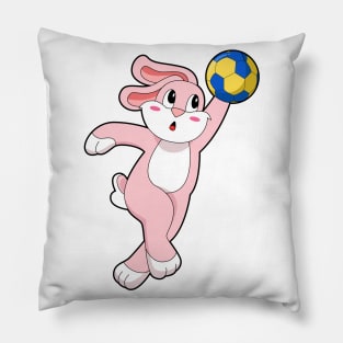 Rabbit Handball player Handball Pillow