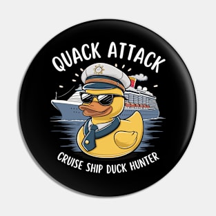 Cruise Ship Duck Hunter Quack Attack Pin