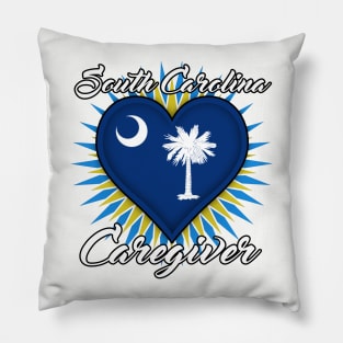 South Carolina Caregiver (white font) Pillow