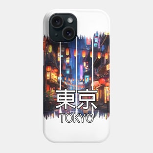 City Night in Tokyo – Anime Shirt Phone Case