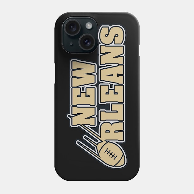 New Orleans Football Team Color Phone Case by Toogoo