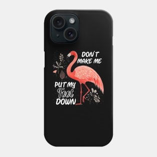 Feathered Flair Flamingo Artistry, Perfect Tee for Bird Enthusiasts Phone Case