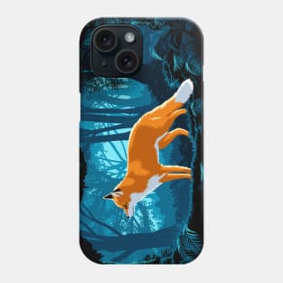 Fox in the forest Phone Case