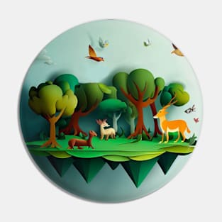 Fairytale forest Pin