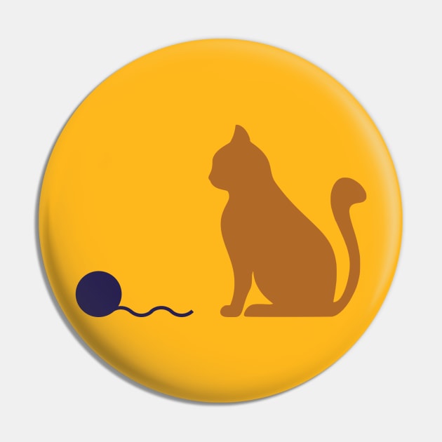 Cat Pin by Gary Whalley Design