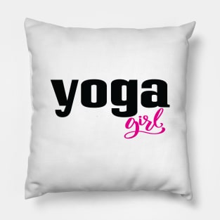 Yoga Girl Pillow