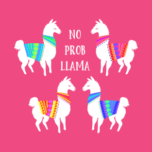 No Prob Llama Cute Alpacas T-Shirt