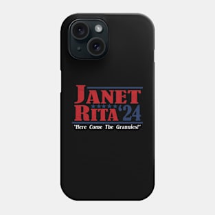 Janet and Rita 2024 Here Come the Grannies Vintage Phone Case