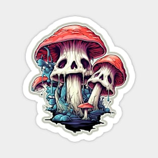 Trippy Mushroom Magnet