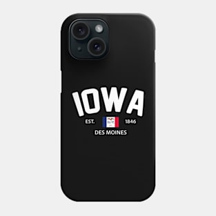 Iowa Collegiate Preppy Phone Case