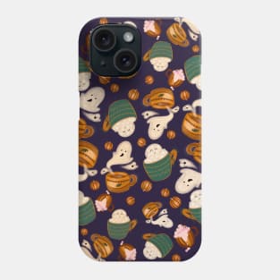 Halloween autumn pattern children's drawing Phone Case