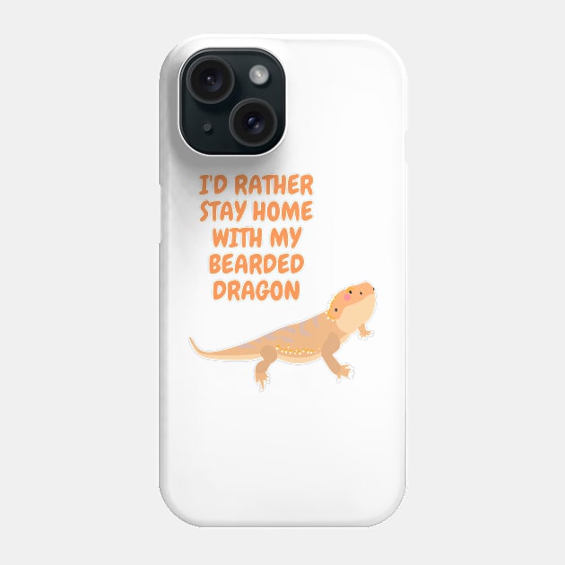 Bearded Dragon, Bearded Dragon Lover Gift, Gift for Bearded Dragon Lover, Bearded Dragon Shirt, Animal Lover Gift, Funny Dragon Shirt Phone Case by Pop-clothes