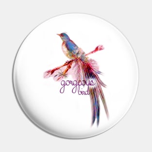 Gorgeous Bird Pin