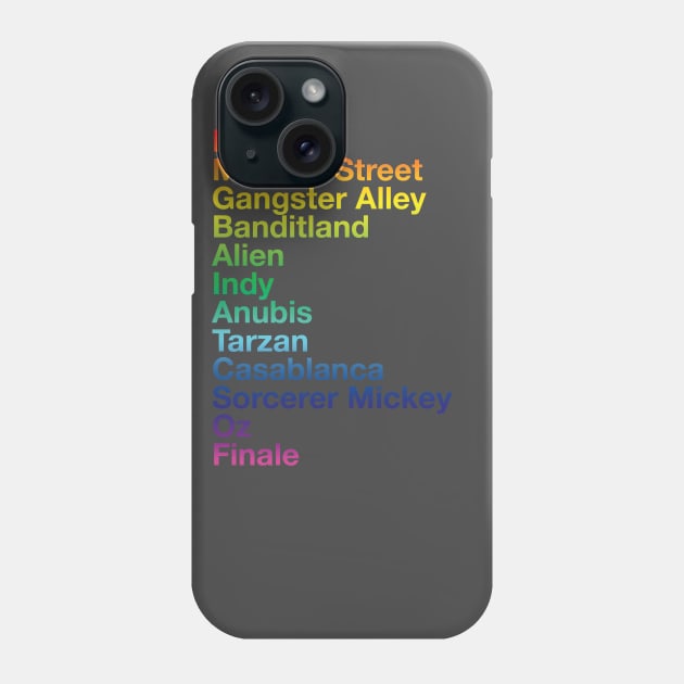 Great Movie Ride Show Scenes_June Phone Case by WDWTales