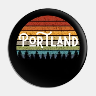 Portland Oregon Maine Design for Portland Pride Pin