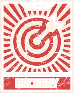 Propaganda Poster | Archery Target Magnet