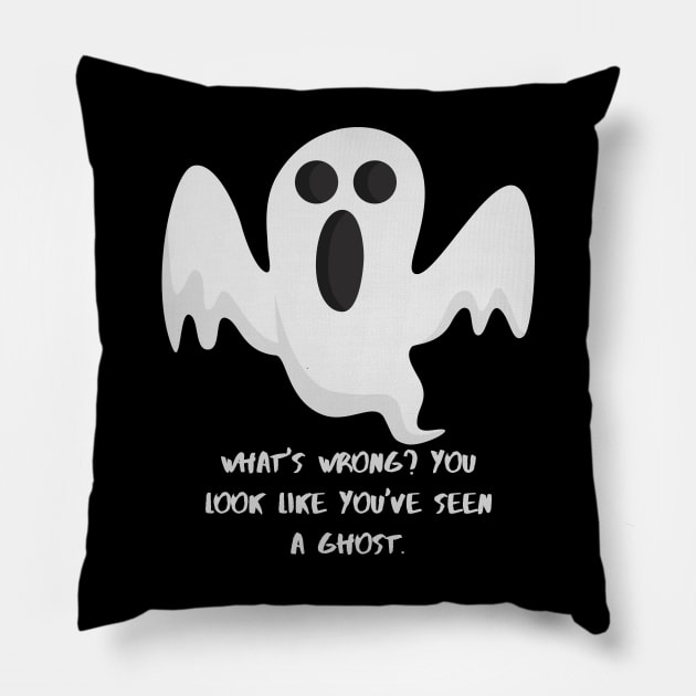 What's wrong? You look loke you've seen a Ghost Pillow by Budwood Designs