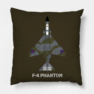 McDonnell Douglas F-4 Phantom (UK Grey/Green camo) Pillow