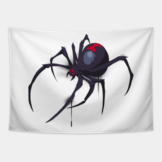 Widowmaker Black Widow Tapestry by Genessis