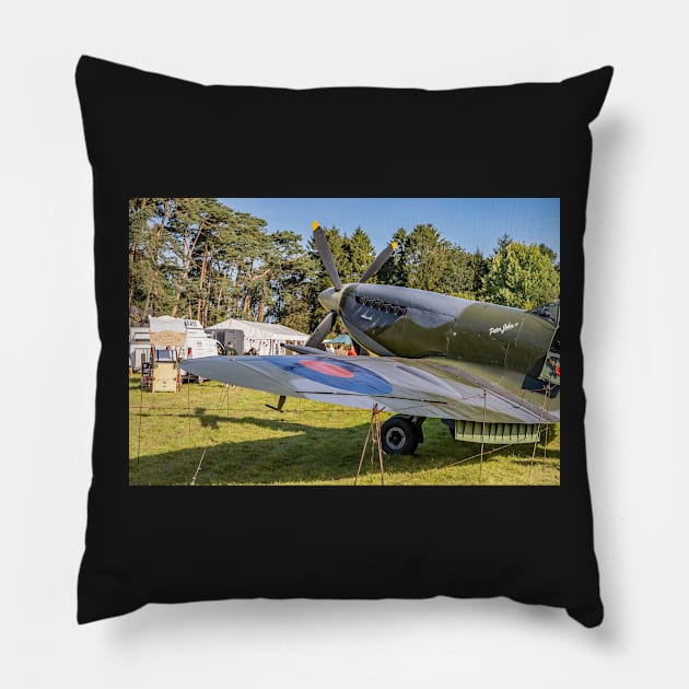 WW2 Spitfire Pillow by yackers1