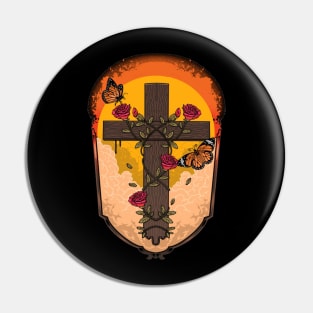 Cross christian Pin