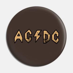 Butt-Head AC/DC Distressed - Brown Pin