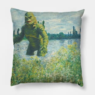 The creature from the Black Lagoon by Monet Pillow