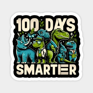 100 Days Smarter - Dinosaurs Magnet