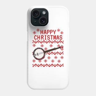 Banjo Ugly Christmas Banjoist Folk Musician Phone Case