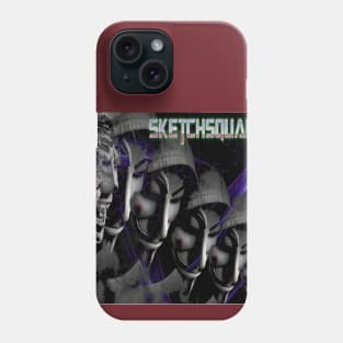 SketchSquadTV Man-E-Faces Phone Case