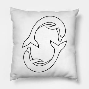 Dolphins Pillow