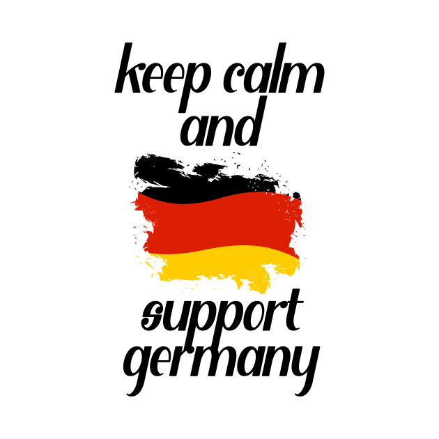 Keep Calm And Support Germany by nextneveldesign